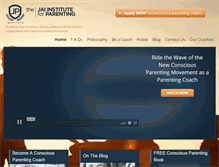 Tablet Screenshot of jaiinstituteforparenting.com